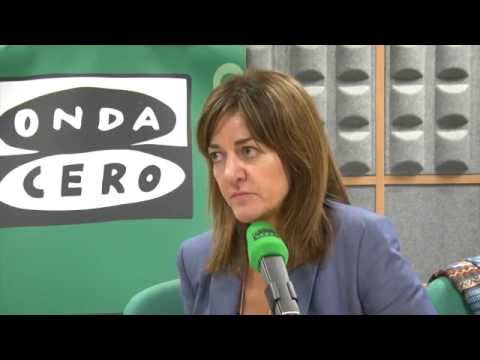 Idoia Mendia durante la entrevista en Onda Cero. [Foto: Socialistas Vascos]