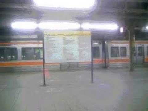 寝台急行銀河 車窓 名古屋着（運転停車）