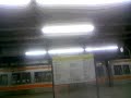寝台急行銀河 車窓 名古屋着（運転停車）