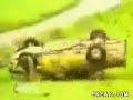 buch of cars crashing