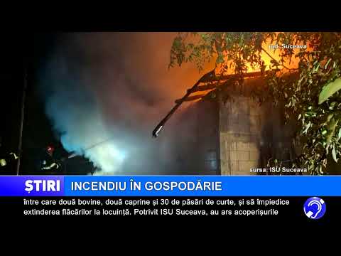 Incendiu în gospodărie