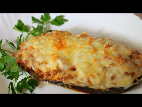 Рецепты фаршированных баклажан с фаршем