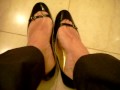 Toe cleavage Jcrew ballet flats