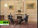 Medvedev talks to Indian media