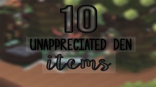 10 unappreciated den items