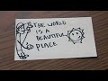 Backwards Comic #2: Beautiful World