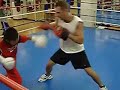 japanese child doing padwork