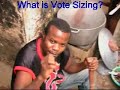 see the destruction in douala, cameroon, africa after strikes against government corruption led to violent venting of pent up frustration. julius awafong, head of the fair choice party in cameroon, explains how vote sizing can separate wealth from power and hopefully save the human race before it destroys itself.