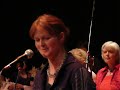 Mairi Campbell and Dave Francis sing auld lang syne in barga