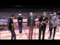 Horrible National Anthem Rendition - The Fray - NCAA Championship Game - basketball, horrible, national anthem, ncaa, singing, the fray, wtf