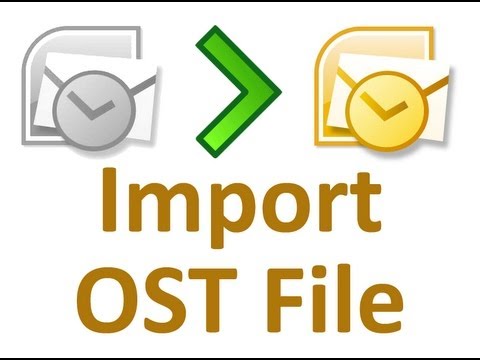 how to open ost file