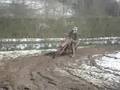 videos de Vince le crossman dans la neige !!