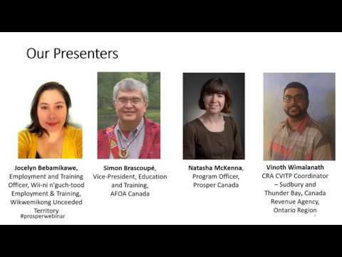 Webinar training: Planning a successful community tax clinic in Indigenous communities (Part 2)