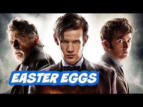 doctor - Doctor Who 50th Anniversary Episode Easter Eggs - Part 1. Hidden references from The Day Of The Doctor. Plus Peter Capaldi 14th Doctor details. ▻ http://bit....