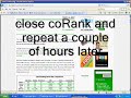 How do you use coRank