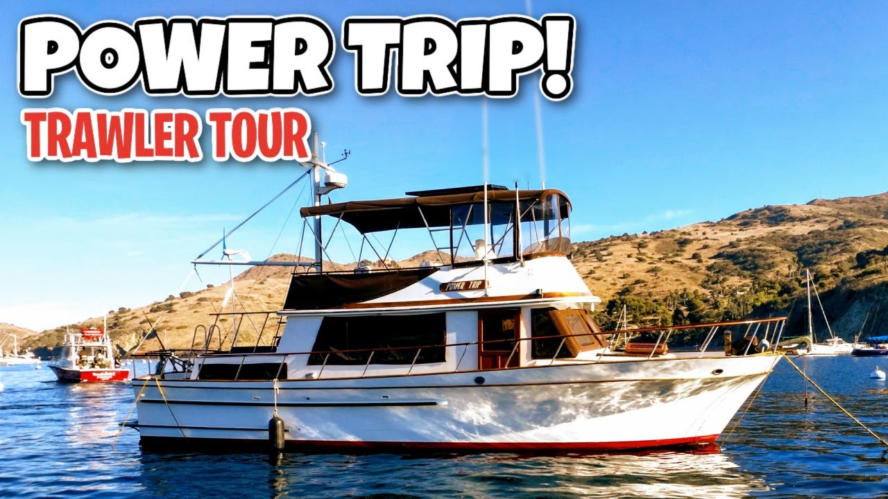 TRAWLER TOUR!  | Complete Tour of Classic CHB Trawler!