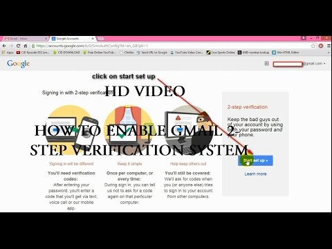 how to enable gmail account
