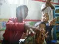 wonderful new delhi students doing fishy face!