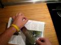videos de ZDP-189 Damascus Gyuto paper cut test