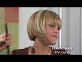 how to cut hair , bob haircut ,