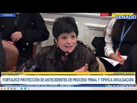 Defensora Nacional expuso en el Senado invitada en proyecto sobre filtraciones