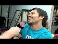 matt heads down to freddie roach's wildcard gym to talk to manny pacquaio before his big fight against miguel cotto