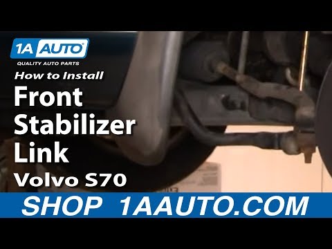 How To Install Replace Front Stabilizer Link Volvo S70 98-00 1AAuto.com