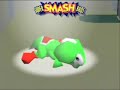 here is a video supplied by gametrailers. com. it shows all 3 different versions of super smash bros. enjoy