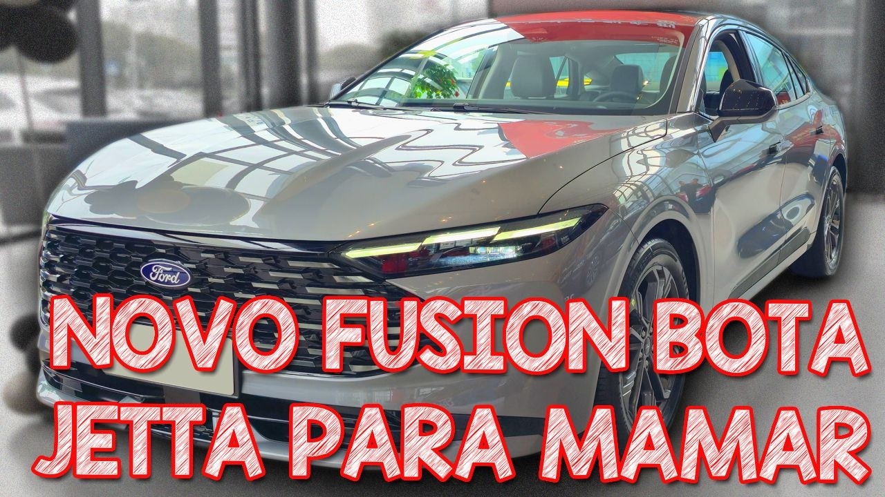 NOVO FUSION 2026 BOTA JETTA PRA MAMAR E CUSTA MENOS! Avaliação Ford Fusion 2026