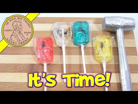 Hotlix Scorpion & Worm Lollipops. It's Time to Dissect!
