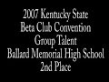 evolution of dance   bmhs beta club