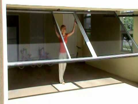 how to screen in a garage door