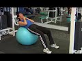 How to Use an Exercise Ball : Situps with an Exercise Ball