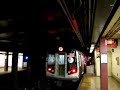 Alstom R160 test train on the J Train: leaving Broad Street