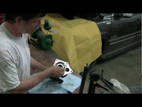 How to replace the right front axle seal, 2000 Chevy Suburban 4X4.