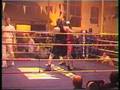 Boxing light heavyweight bout slow motion