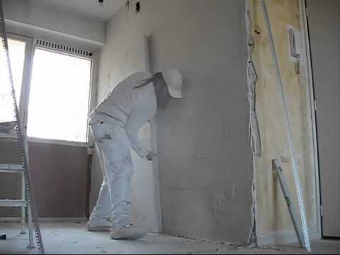 how to apply gypsum plaster