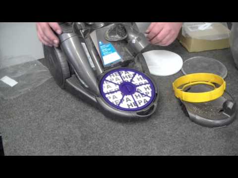 how to fit dyson filters