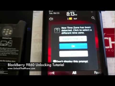 How to Unlock Blackberry Torch 9860 (9850) with Code + Full Instructions!! rogers at&t tmobile bell
