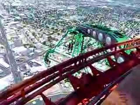 stratosphere tower roller coaster