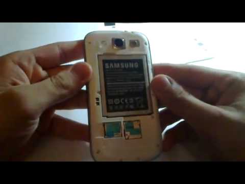 Samsung Galaxy NOTE 3, S5 / S4 /S3- How to insert Sim Card and SD card