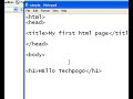 Learn HTML free video tutorial by techpogo