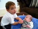 Aidan Kissing Jonah 12-12-08.AVI