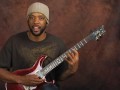 Shred guitar speed exercise lesson on string skipping Paul Gilbert Frank Gambale style