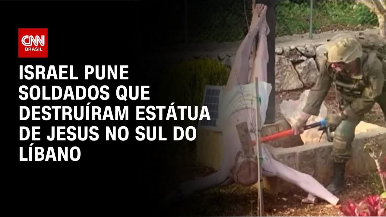 Israel pune soldados que destruíram estátua de Jesus no sul do Líbano | CNN 360°