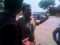 Rohit Chahal (ABVP) Heated  Discusssion with SHO at IP University Gate