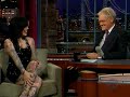 Kat Von D on The Late Show with David Letterman
