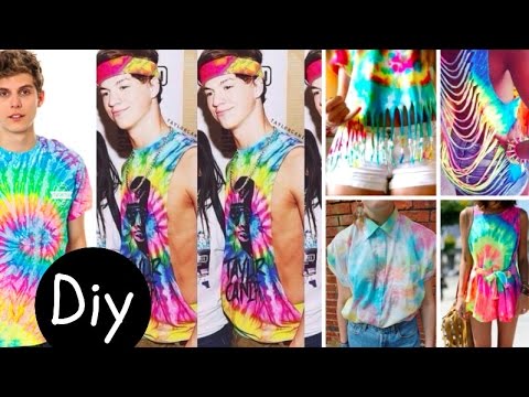 how to make a hippie tie-dye t-shirt