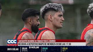 SAN MARTÍN ENCAMINA SU TRABAJO PARA EL DOMINGO