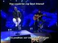 OASIS - GUESS GOD THINKS I´M ABEL (Live acoustic -ON TV-) (SUBT